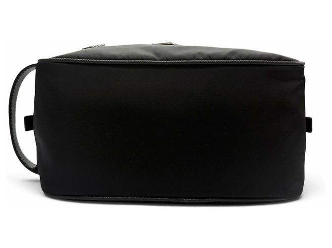 Bolsa de Mão Prada 2NA819 em Nylon e Couro Preto - vista 4