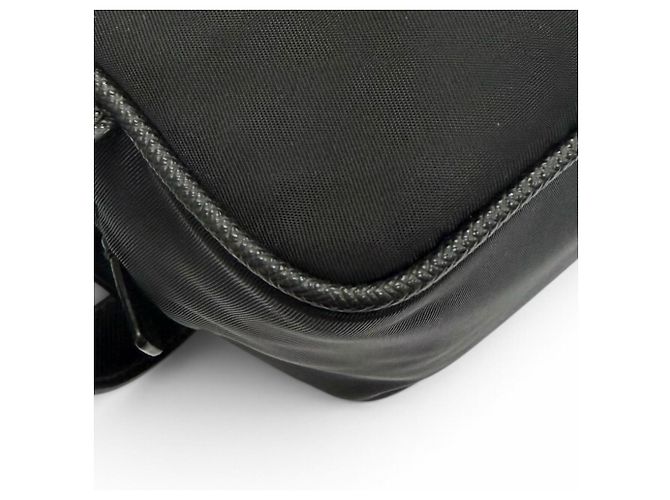 Bolsa de Mão Prada 2NA819 em Nylon e Couro Preto - vista 5