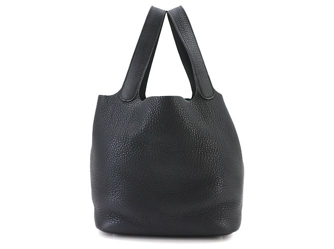 Hermès Borsa Hermes Picotin Lock MM Nero - vista 3