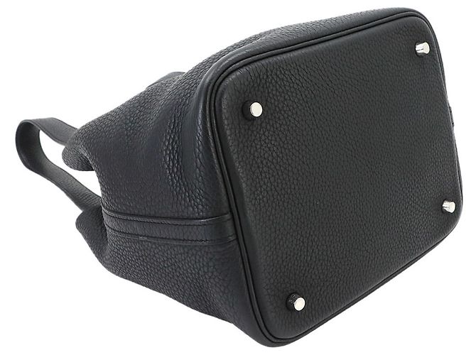 Hermès Borsa Hermes Picotin Lock MM Nero - vista 5
