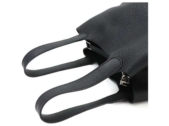 Hermès Borsa Hermes Picotin Lock MM Nero - vista 6