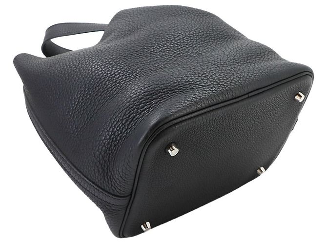 Hermès Borsa Hermes Picotin Lock MM Nero - vista 8