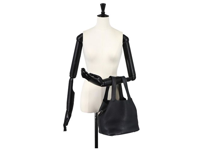 Hermès Borsa Hermes Picotin Lock MM Nero - vista 9
