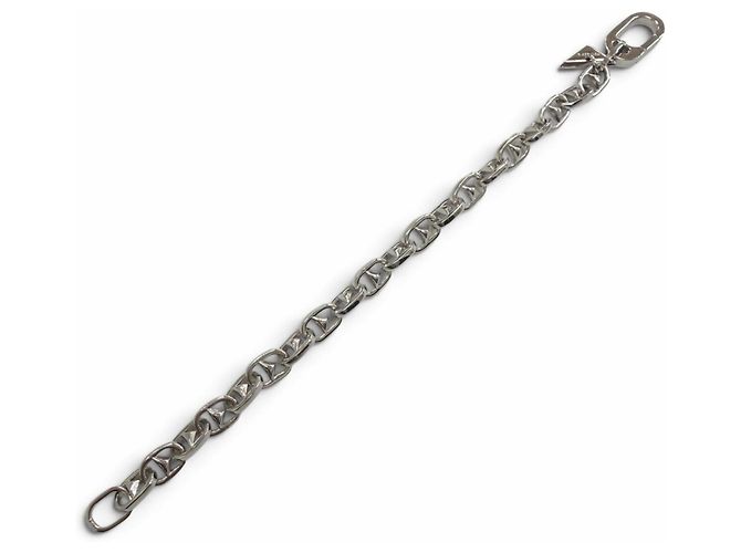 Bracciale a catena Prada 2JB521 con ciondolo triangolo Argento - vista 3