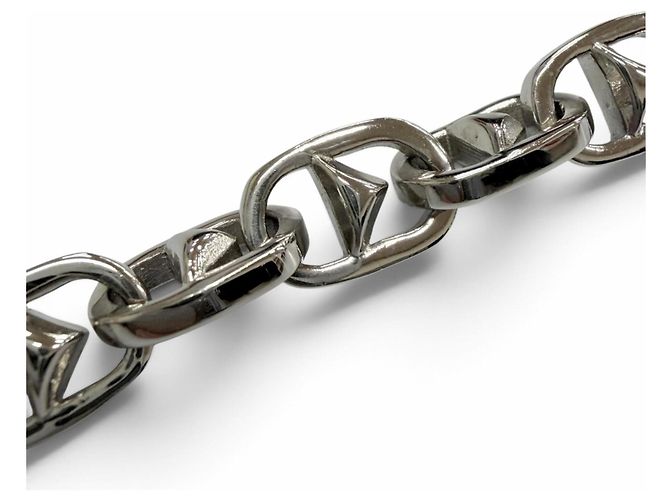 Bracciale a catena Prada 2JB521 con ciondolo triangolo Argento - vista 4