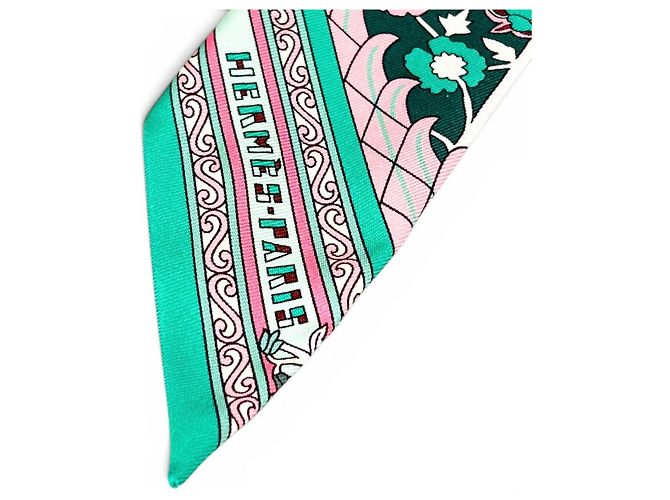 Hermès Seidentuch Twilly Mehrfarben - Ansicht 4