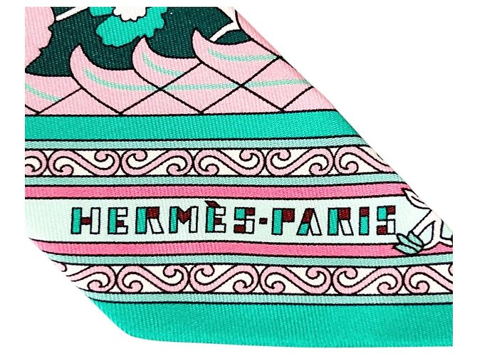 Hermès Seidentuch Twilly Mehrfarben - Ansicht 8