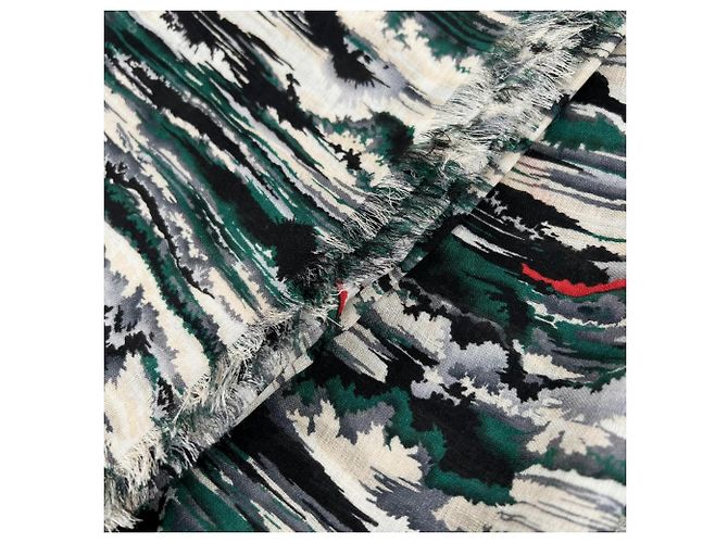 Stola in seta e cashmere multicolore Louis Vuitton - vista 5