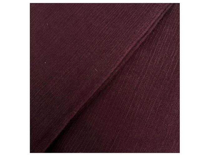 Hermès Stole en cachemire et soie violette Hermes - vue 7