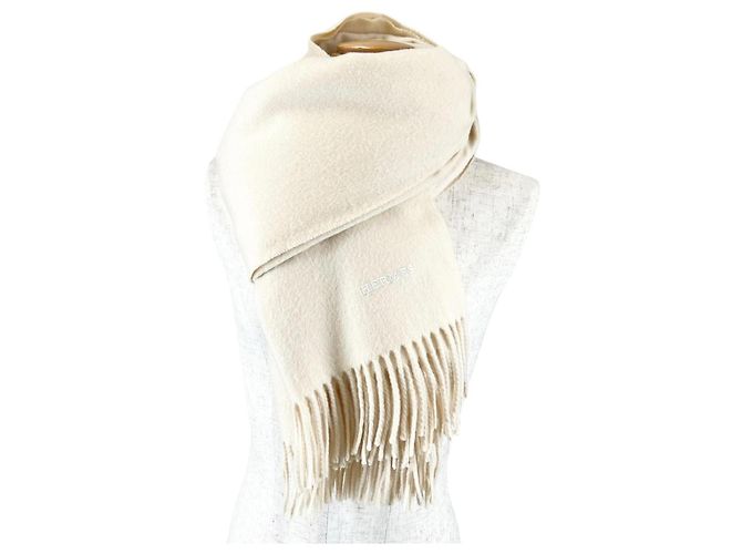 Hermès Hermes Kaschmir-Stola in Ivory Roh - Ansicht 2