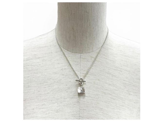 Hermès Collana Amulette Hermes AG925 con pendente Kelly Argento - vista 2