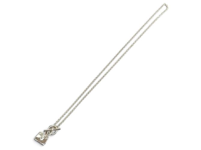 Hermès Collana Amulette Hermes AG925 con pendente Kelly Argento - vista 4