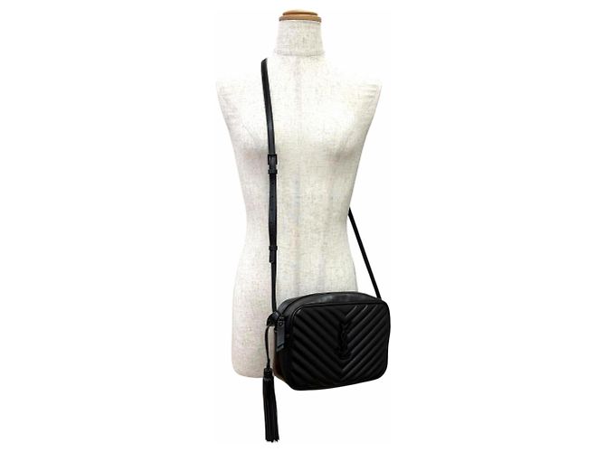 Borsa Lou Camera Yves Saint Laurent Nero - vista 3