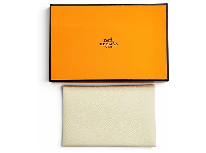 Hermès Tarjetero Hermes Calvi de piel Epsom - vista 2