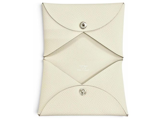 Hermès Tarjetero Hermes Calvi de piel Epsom - vista 5