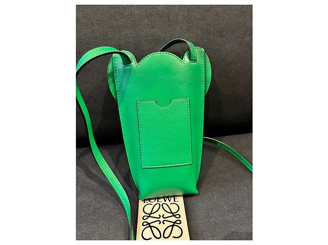 Borsa Loewe Elephant Pocket Verde Jungle - vista 4
