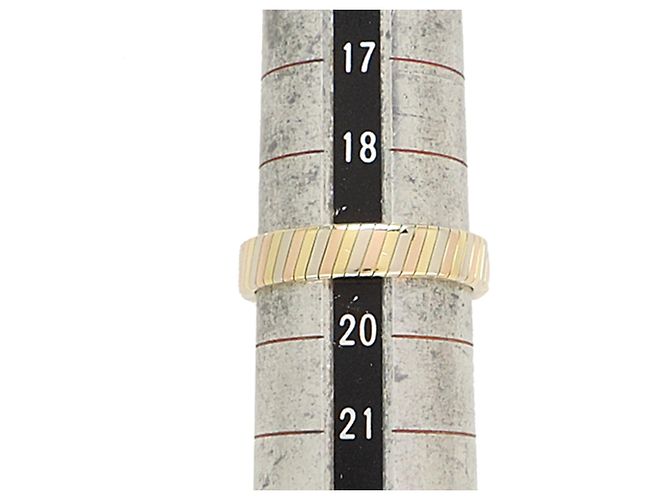 Bulgari Anello Tubogas da uomo Bvlgari 750 tricolore - vista 6