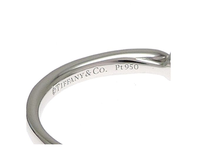 Autre Marque Tiffany & Co. Pt950 0.21ct Diamond Harmony Women's Ring - view 6