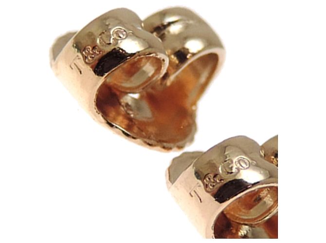 Autre Marque Orecchini a lobo Tiffany & Co. in oro rosa 18K Open Heart - vista 6