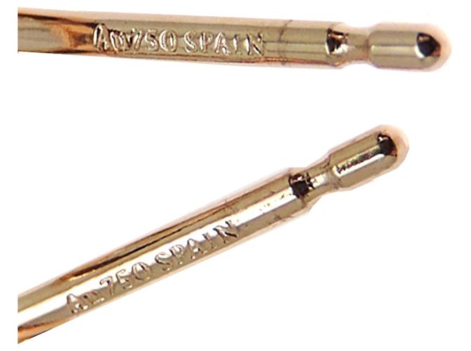 Autre Marque Orecchini a lobo Tiffany & Co. in oro rosa 18K Open Heart - vista 7