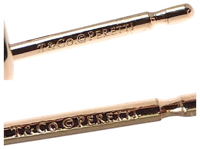 Autre Marque Orecchini a lobo Tiffany & Co. in oro rosa 18K Open Heart - vista 8