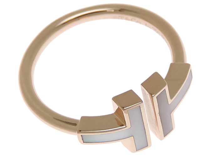Autre Marque Anello da donna Tiffany & Co. 750PG T-Wire in madreperla - vista 3