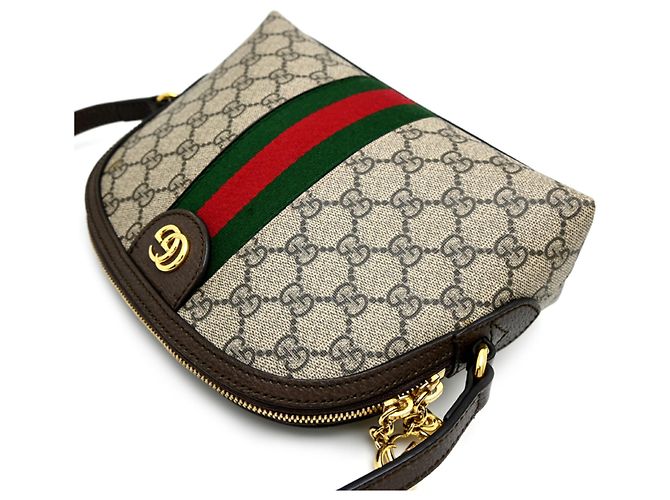 Borsa a tracolla Gucci Ophidia da donna Beige - vista 3