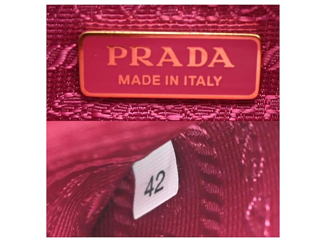 Borsa a tracolla in pelle Saffiano da donna Prada Rosa - vista 8