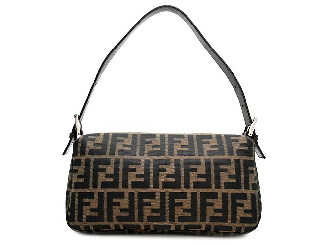 Borsa Fendi Mamma Bucket con motivo Zucca Marrone - vista 2