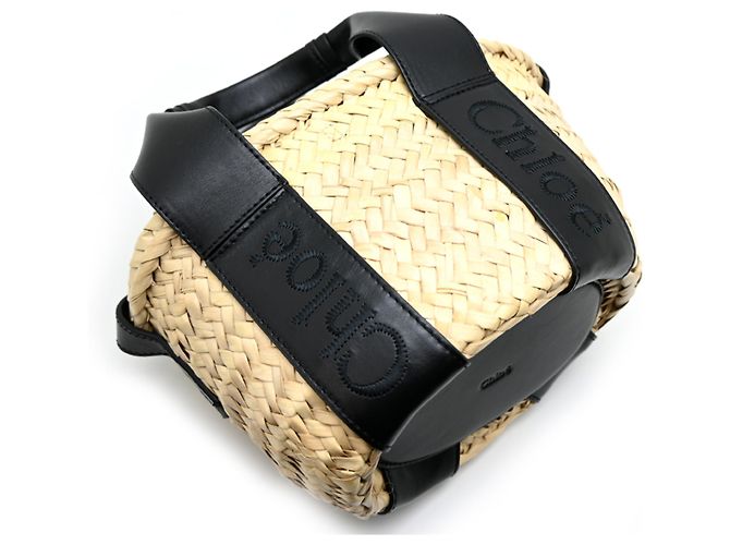 mala de mão Chloé Sense Small Basket Preto - vista 4