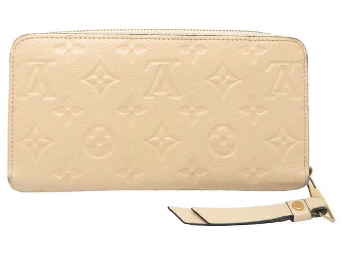 Portefeuille Zippy Louis Vuitton en Cream Écru - vue 2