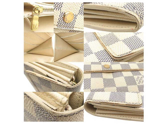 Louis Vuitton Portefeuille Sarah Portafoglio Lungo da Donna Bianco - vista 10