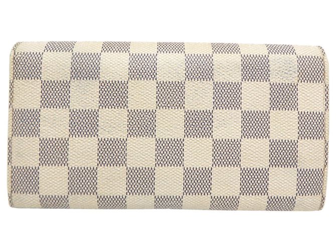 Louis Vuitton Portefeuille Sarah Portafoglio Lungo da Donna Bianco - vista 2