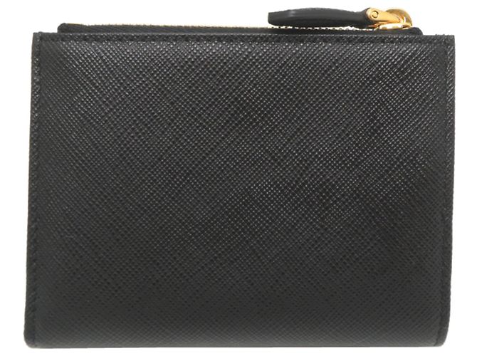 Saffiano Cartera bi-fold de Prada para mujer Negro - vista 2