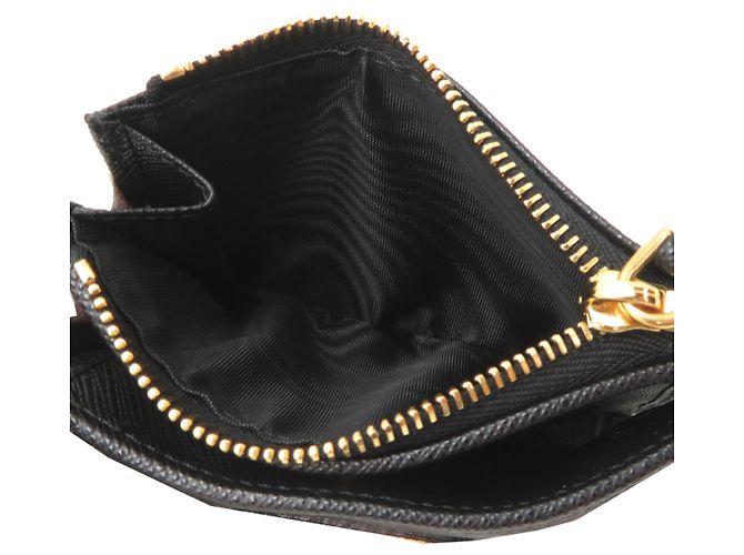 Saffiano Cartera bi-fold de Prada para mujer Negro - vista 7