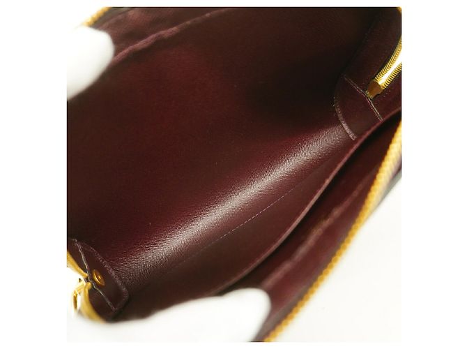 Borsa a Pochette Louis Vuitton Taiga Baikal Marrone - vista 4