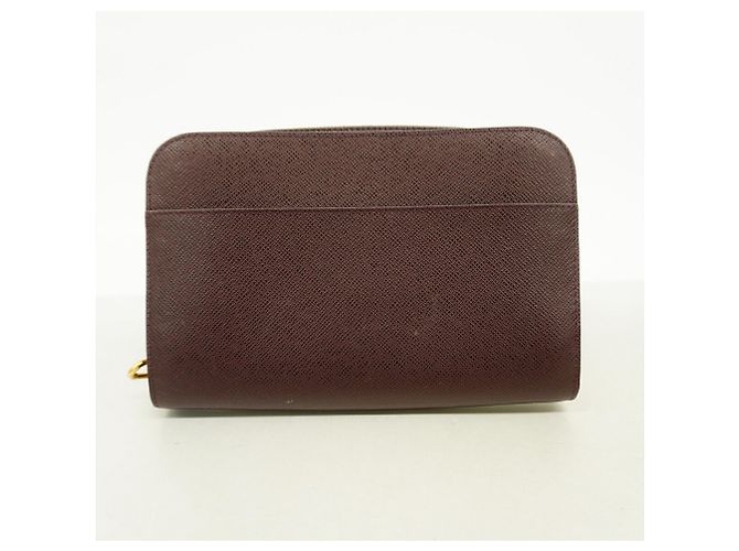 Borsa a Pochette Louis Vuitton Taiga Baikal Marrone - vista 9