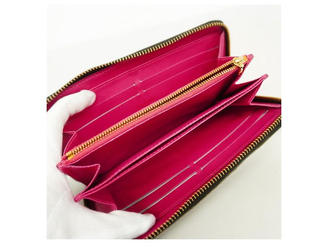 Louis Vuitton Monogram Multicolor Zippy Wallet Schwarz Rot - Ansicht 3