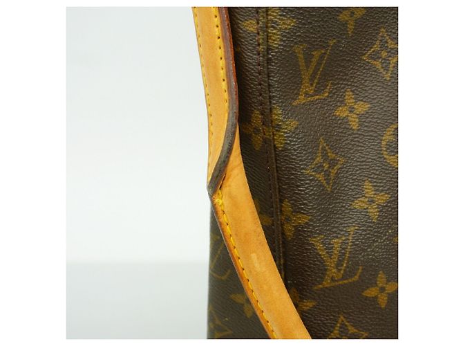 Borsa a tracolla Louis Vuitton Monogram Looping GM Marrone - vista 11