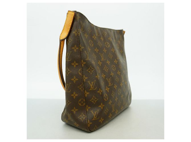 Borsa a tracolla Louis Vuitton Monogram Looping GM Marrone - vista 2
