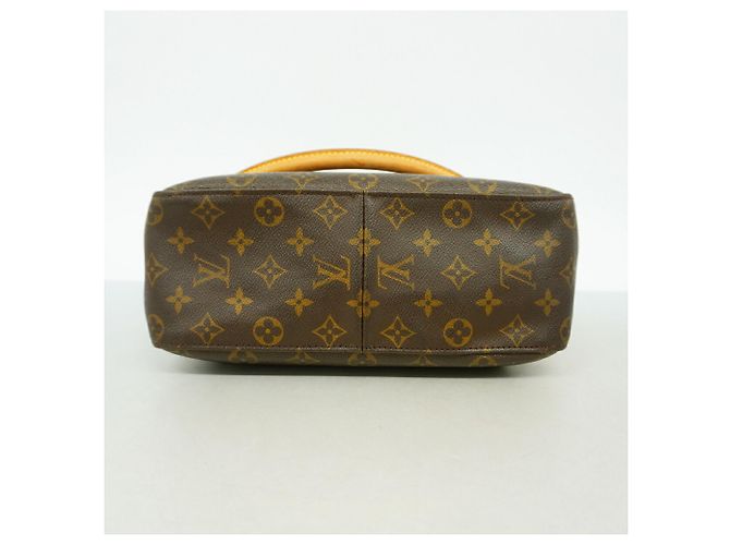 Borsa a tracolla Louis Vuitton Monogram Looping GM Marrone - vista 3