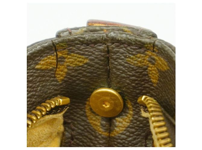 Borsa a tracolla Louis Vuitton Monogram Looping GM Marrone - vista 7