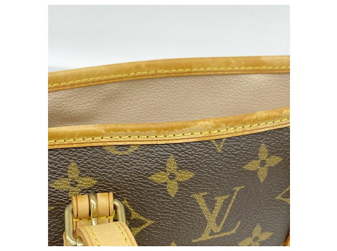Borsa Tote Louis Vuitton Monogram Bucket PM Marrone - vista 9