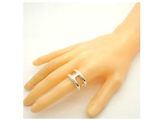 Ring Hermès Anello Hermes Osmos PM in Argento 925 - vista 8