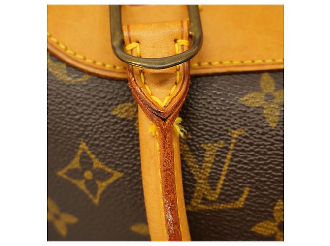 Louis Vuitton Monogram Deauville Handbag Brown - view 13