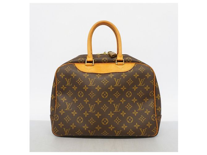 Louis Vuitton Monogram Deauville Handbag Brown - view 14