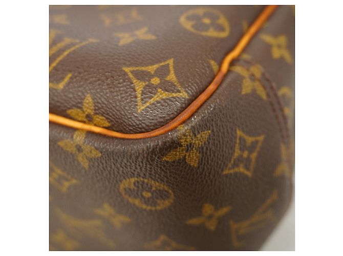 Louis Vuitton Monogram Deauville Handbag Brown - view 6