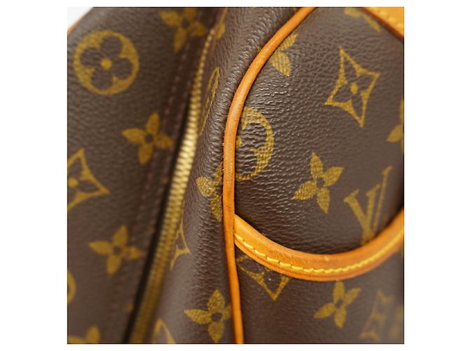 Louis Vuitton Monogram Deauville Handbag Brown - view 8