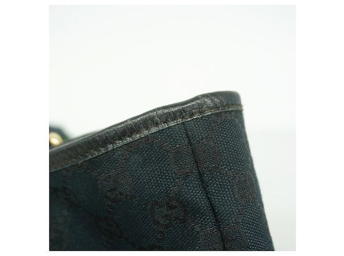 Gucci Shopper aus schwarzem Canvas - Ansicht 7