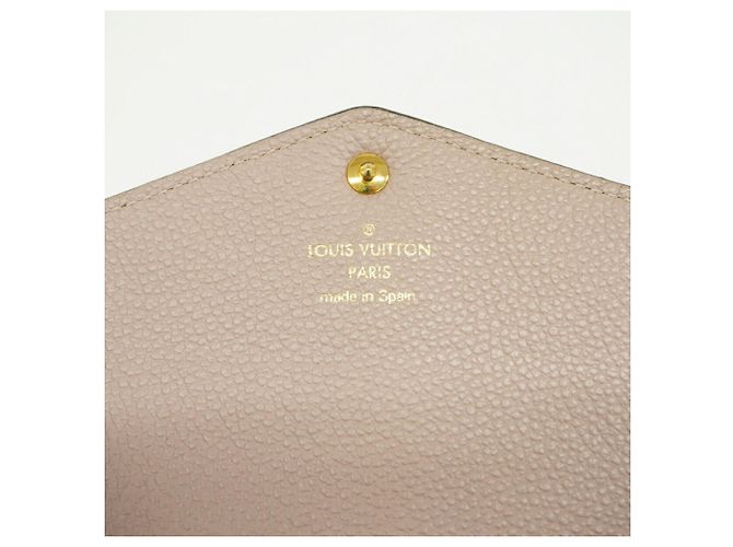Louis Vuitton Monogram Empreinte Portefeuille Sarah Long Wallet Grigio - vista 4